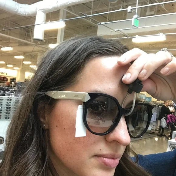 Prada Dark Purple Sunglasses for Women SPR11T - Picture 11 of 15